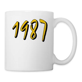 BIRTHDAY YEAR 1987 - Mug - white - Right