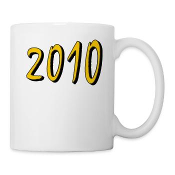 BIRTHDAY YEAR 2010 - Mug - white - Right