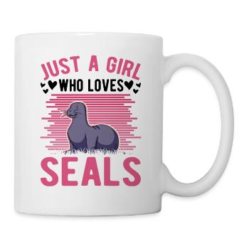 Seals Girl Seal Sea Lion - Mug - white - Right