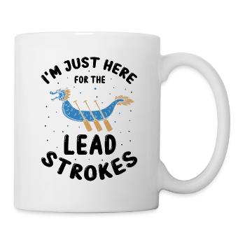 Dragon boating theme for dragon boat paddling - Mug - white - Right