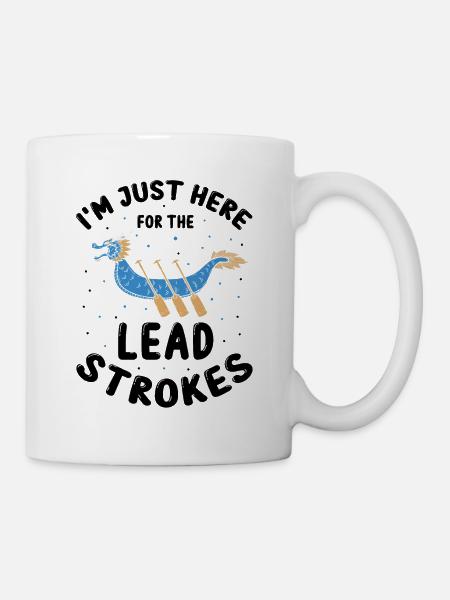 Drachenbootfahren-Thema für Drachenbootpaddeln - Tasse - Weiß
