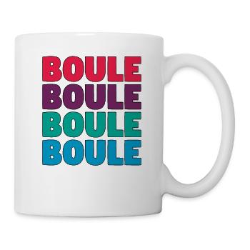 Boule Boccia Ball Sports Petanque Game Papa Father - Mug - white - Right