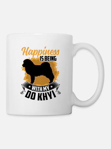 Do Khyi rend le dogue tibétain heureux - Mug blanc - blanc