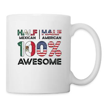 Born Mexican Mexico American USA Citizenship - Mug - white - Right