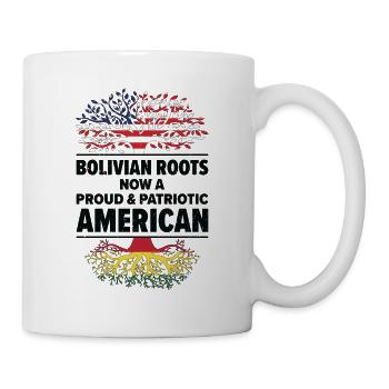 Nés : Boliviens, Bolivie, Américains, États-Unis - Mug blanc - blanc - Droite