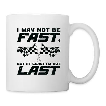 Sprint Car Dirt Track Racing - Tasse - Weiß - Rechts