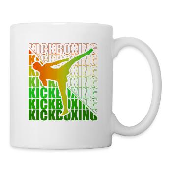 Kickboxer Arts Martiaux Kickboxing Kickboxen - Mug blanc - blanc - Droite