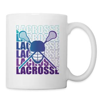 Lacrosse LAX Club Team Players Coaches Fans Coach - Mug - white - Right