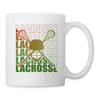 Lacrosse LAX Club Team Players Coaches Fans Coach - Mug - white - Right