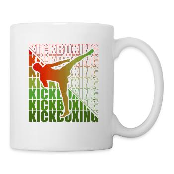 Kickboxer Arts Martiaux Kickboxing Kickboxen - Mug blanc - blanc - Droite