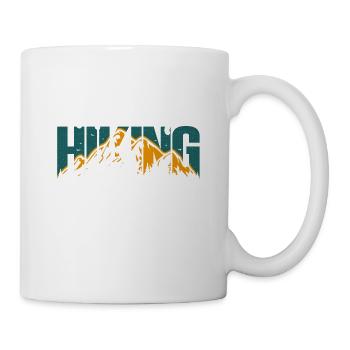 Mom hiking comrade mountain hiker mother camper - Mug - white - Right