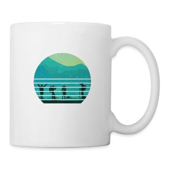 Maine Hiking Team Mountain Camper Trekking Randonneurs - Mug blanc - blanc - Droite