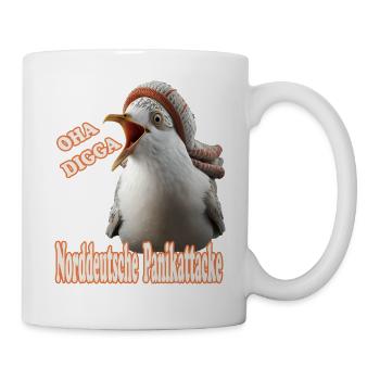 OHA North German panic attack Frisian North Sea - Mug - white - Right