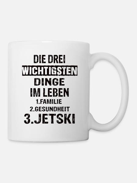 Jetski - Tasse - Weiß