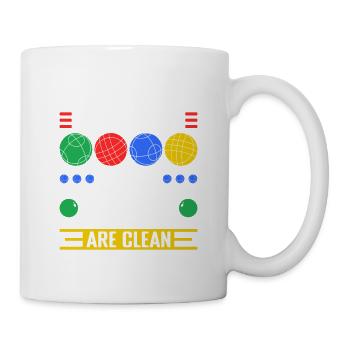 My Minds Are Dirty My Bocce Balls Are Clean, Funny - Tasse - Weiß - Rechts