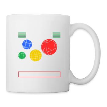 Sometimes I Get My Bocce Balls Out, Funny Bocci - Tasse - Weiß - Rechts