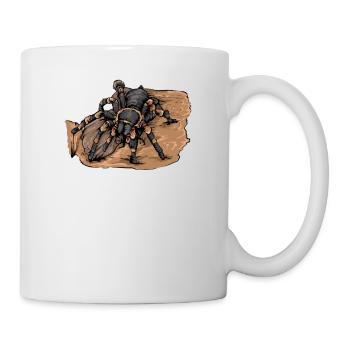 Vogelspinne I Tarantula Terrarium Motiv für - Tasse - Weiß - Rechts