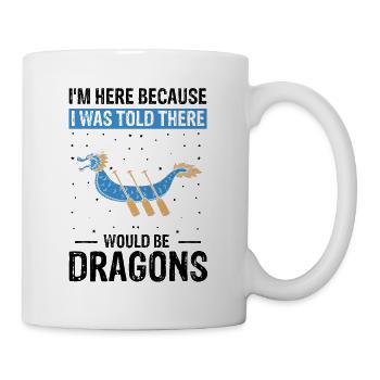 Dragon Boat Paddling for Dragon Boat Race Festival - Mug - white - Right