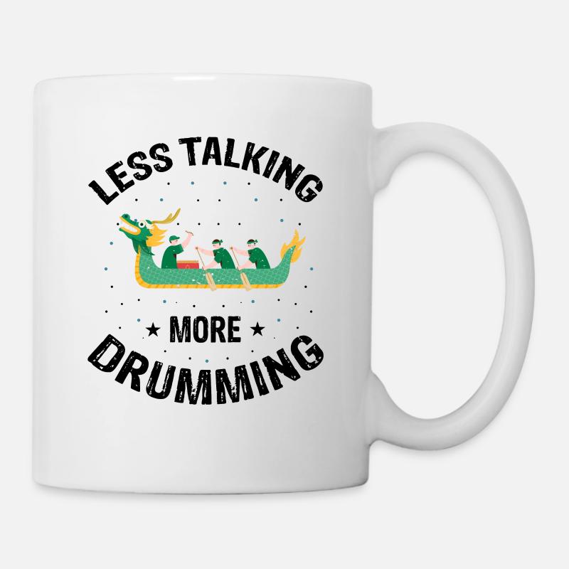Drachenboot Crew und Drachenbootfahren - Tasse - Weiß