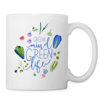 Green Mind Green Life - Tasse - Weiß - Rechts