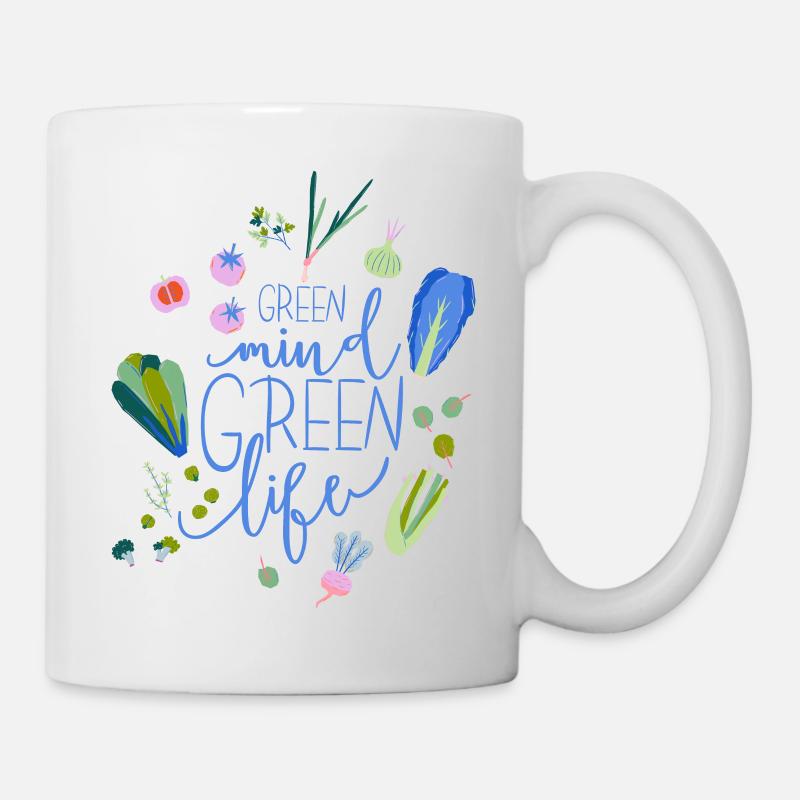 Green Mind Green Life - Mug blanc - blanc