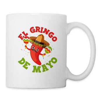 El Gringo De Mayo Cinco De Mayo Sombrero - Mug - white - Right