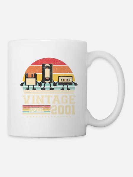 22nd birthday April Born 2001 Gift idea - Mug - white
