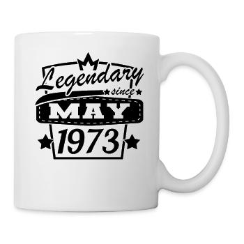 May 1973 Retro Birthday - Mug - white - Right