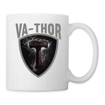 Papa Vathor Va Thor Vatertag Vatertagsgeschenk - Tasse - Weiß - Rechts