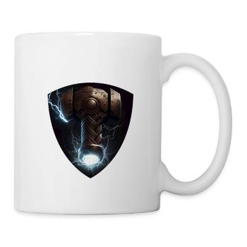 Papa Vathor Va Thor Vatertag Vatertagsgeschenk - Tasse - Weiß - Rechts