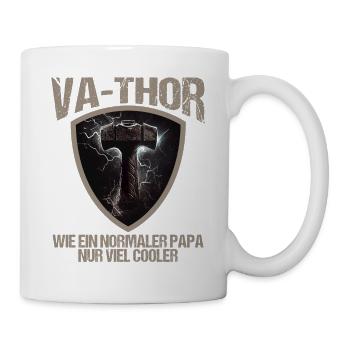 Papa Vathor Va Thor Fête des pères Fête des pères Cadeau de fête des pères - Mug blanc - blanc - Droite