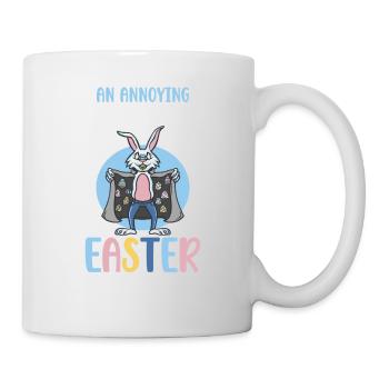 Un lapin agaçant Pâques est pour Jésus - Mug blanc - blanc - Droite