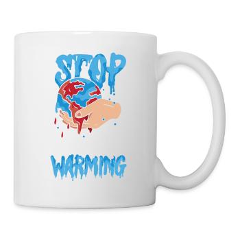 Stop au réchauffement climatique - Dame Nature - Journée - Mug blanc - blanc - Droite