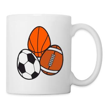 American Football Sport Soccer Basketball - Mug - white - Right