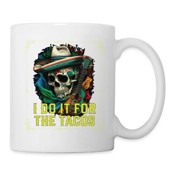 Je le fais pour les tacos mangeur de tacos cuisine mexicaine - Mug blanc - blanc - Droite