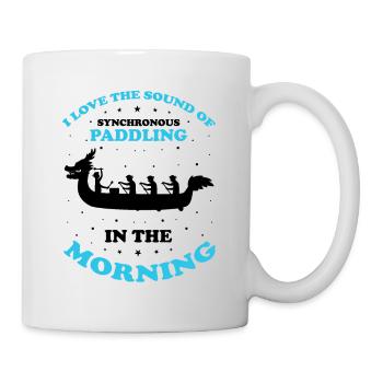 Dragon Boat Paddling for Dragon Boat Race Festival - Mug - white - Right
