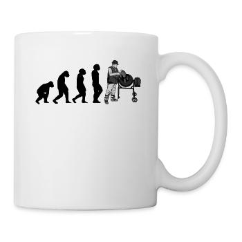 Bauarbeiter Maurer-Handwerker Baustellen-Maurer - Tasse - Weiß - Rechts