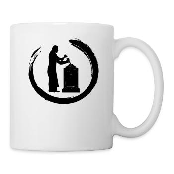 Bildhauer Handwerker Steinbildhauer Grabsteine - Tasse - Weiß - Rechts