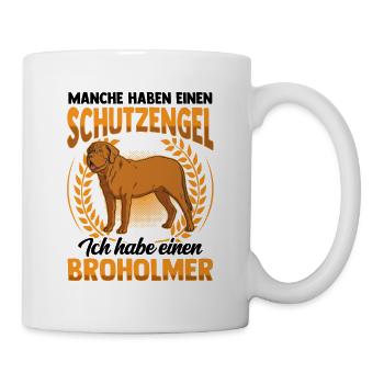 Ich habe einen Broholmer Dänische Dogge - Tasse - Weiß - Rechts