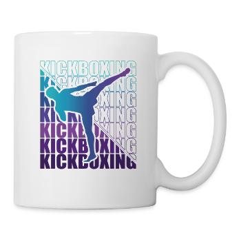 Kickboxer Arts Martiaux Kickboxing Kickboxen - Mug blanc - blanc - Droite
