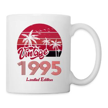Vintage Year 1995 Limited Edition Red - Mug - white - Right