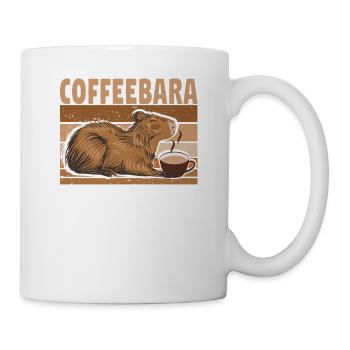 Wasserschwein Capybara Cappybara Kaffee Coffee - Mug - white - Right