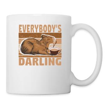 Wasserschwein Capybara Cappybara Fans Capy - Mug - white - Right