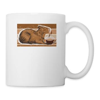Capybara Capybara Coffee Cappybara Fans - Mug - white - Right