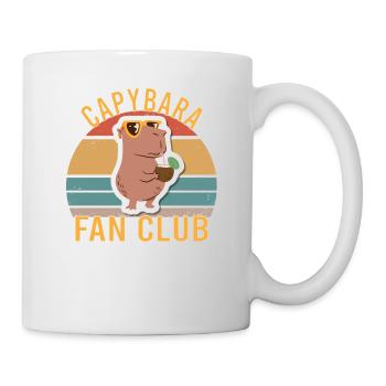 Wasserschwein Capybara Fan Club Cappybara Fans - Mug - white - Right