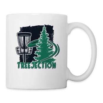 Treejection Basket Disc Golfer Frisbee Golf - Mug - white - Right