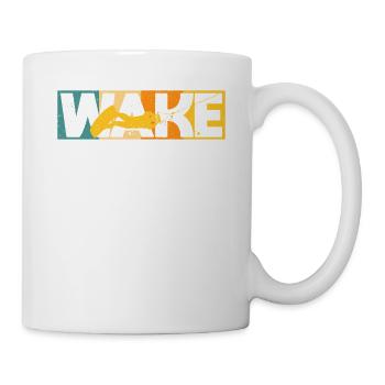 Retro Wakeboard Wakeboarding Water Sports Wakeboard - Mug - white - Right