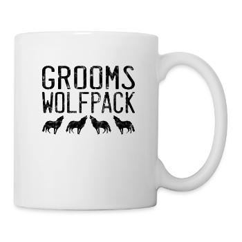 Bräutigam`s Wolfsrudel - Tasse - Weiß - Rechts