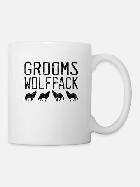 Bräutigam`s Wolfsrudel - Tasse - Weiß