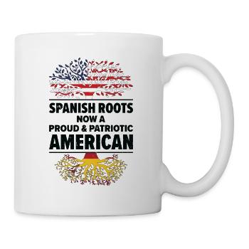 Born Spanish Spain American USA Citizenship - Mug - white - Right